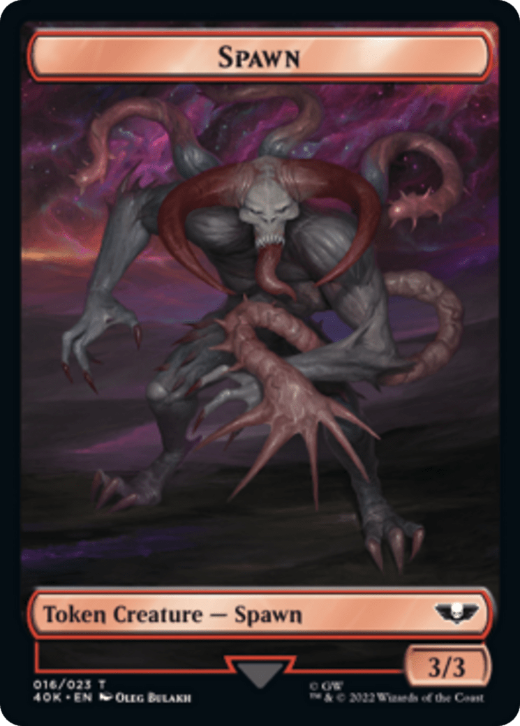 Spawn // Plaguebearer of Nurgle [Universes Beyond: Warhammer 40,000 Tokens] MTG Single Magic: The Gathering  | Multizone: Comics And Games