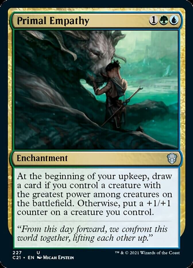 Primal Empathy [Commander 2021] MTG Single Magic: The Gathering  | Multizone: Comics And Games