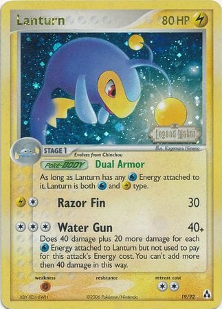 Lanturn (19/92) (Stamped) [EX: Legend Maker] Pokemon Single Pokémon  | Multizone: Comics And Games