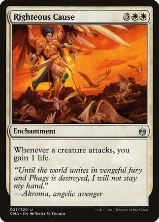 Righteous Cause [Commander Anthology] MTG Single Magic: The Gathering  | Multizone: Comics And Games