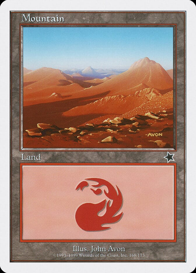 Mountain (168) [Starter 1999] MTG Single Magic: The Gathering  | Multizone: Comics And Games