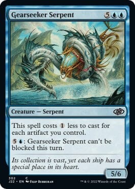 Gearseeker Serpent [Jumpstart 2022] MTG Single Magic: The Gathering  | Multizone: Comics And Games
