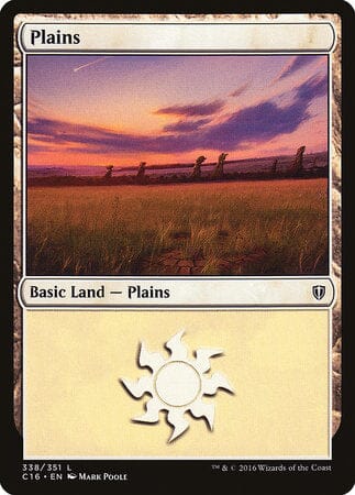 Plains (338) [Commander 2016] MTG Single Magic: The Gathering  | Multizone: Comics And Games