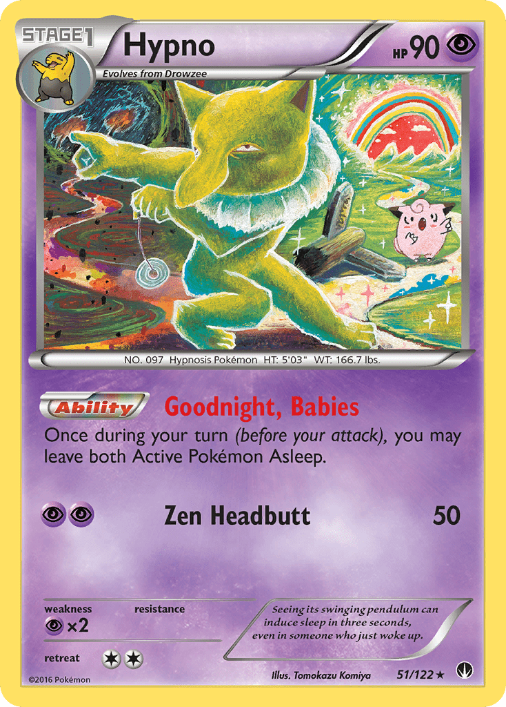 Hypno (51/122) [XY: BREAKpoint] Pokemon Single Pokémon  | Multizone: Comics And Games