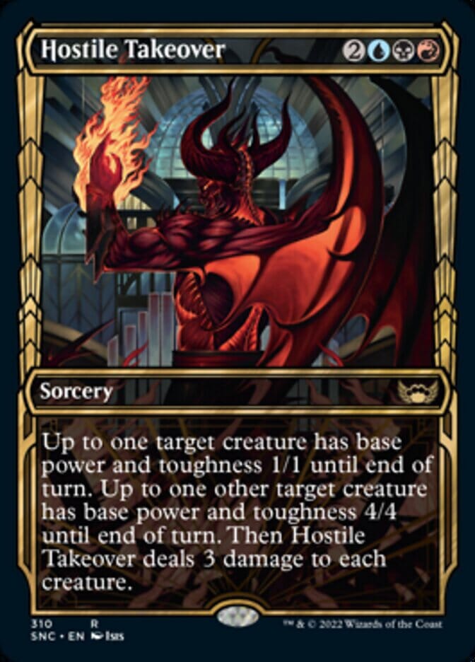 Hostile Takeover (Showcase Golden Age) [Streets of New Capenna] MTG Single Magic: The Gathering  | Multizone: Comics And Games