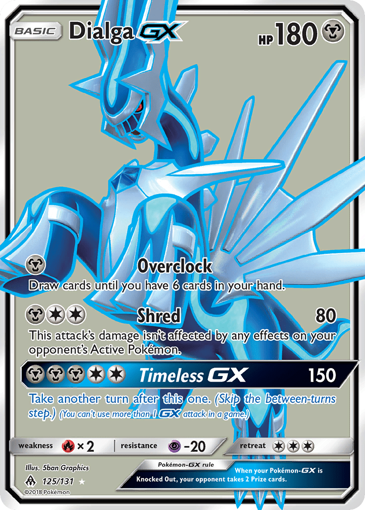 Dialga GX (125/131) [Sun & Moon: Forbidden Light] Pokemon Single Pokémon  | Multizone: Comics And Games
