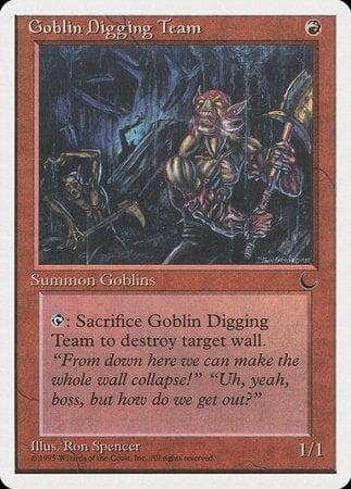 Goblin Digging Team [Chronicles] MTG Single Magic: The Gathering  | Multizone: Comics And Games