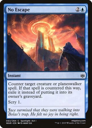 No Escape [War of the Spark] MTG Single Magic: The Gathering  | Multizone: Comics And Games