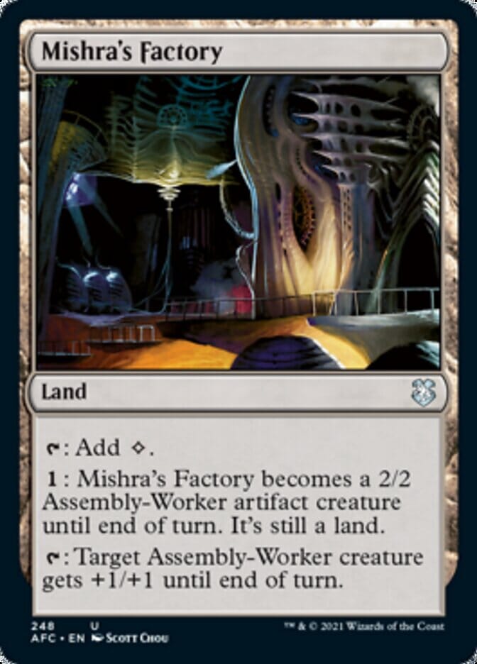 Mishra's Factory [Dungeons & Dragons: Adventures in the Forgotten Realms Commander] MTG Single Magic: The Gathering  | Multizone: Comics And Games