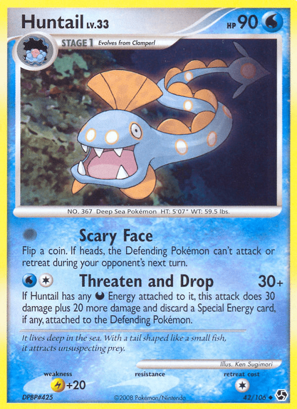 Huntail (42/106) [Diamond & Pearl: Great Encounters] Pokemon Single Pokémon  | Multizone: Comics And Games