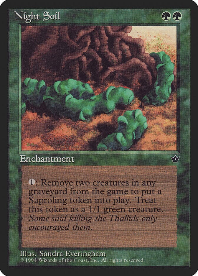 Night Soil (Sandra Everingham) [Fallen Empires] MTG Single Magic: The Gathering  | Multizone: Comics And Games