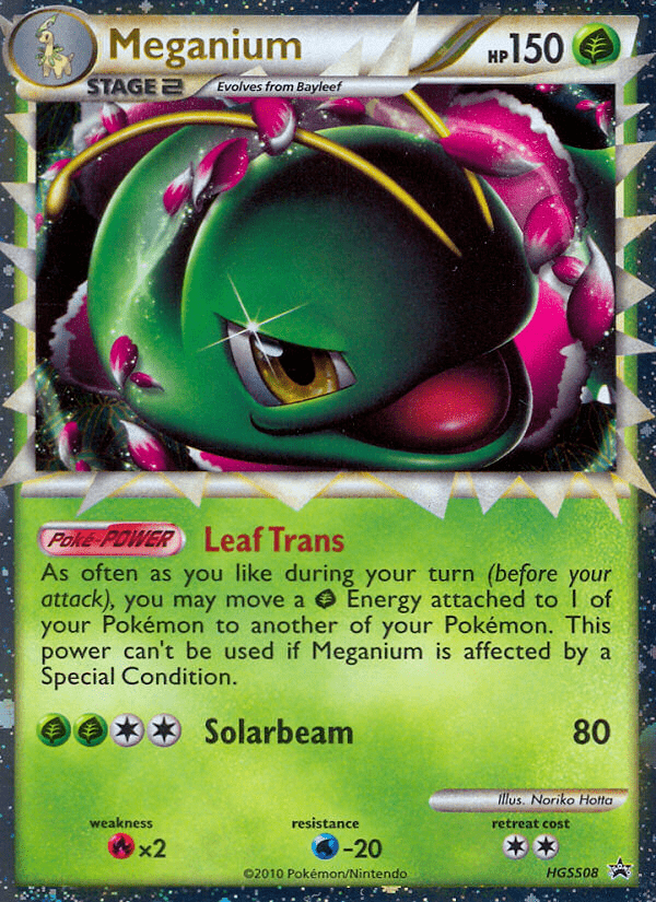 Meganium (HGSS08) [HeartGold & SoulSilver: Black Star Promos] Pokemon Single Pokémon  | Multizone: Comics And Games