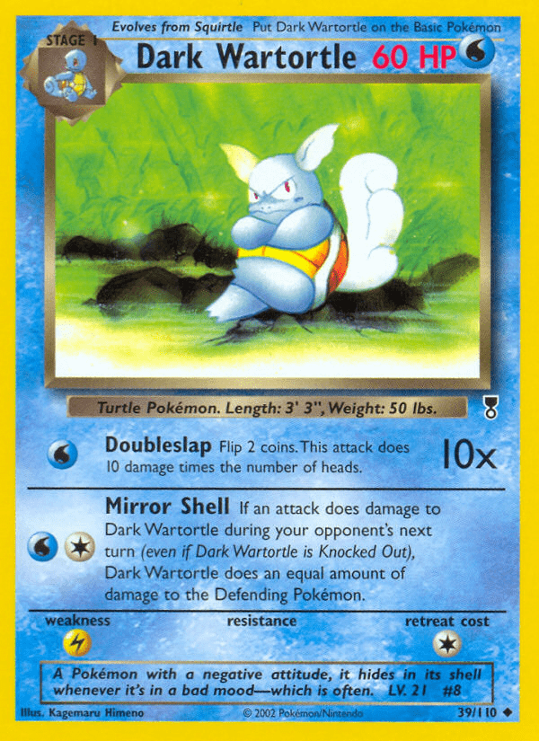 Dark Wartortle (39/110) [Legendary Collection] Pokemon Single Pokémon  | Multizone: Comics And Games