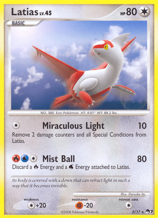 Latias (3/17) [POP Series 7] Pokemon Single Pokémon  | Multizone: Comics And Games
