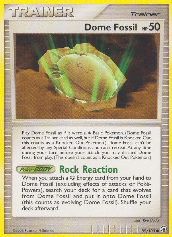 Dome Fossil (89/100) [Diamond & Pearl: Majestic Dawn] Pokemon Single Pokémon  | Multizone: Comics And Games