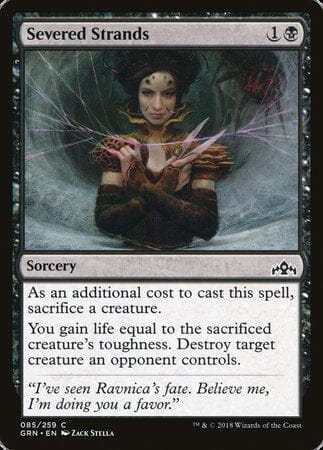 Severed Strands [Guilds of Ravnica] MTG Single Magic: The Gathering  | Multizone: Comics And Games