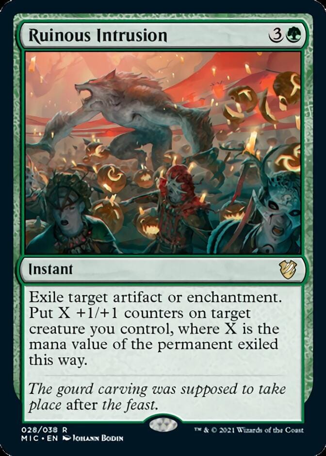 Ruinous Intrusion [Innistrad: Midnight Hunt Commander] MTG Single Magic: The Gathering  | Multizone: Comics And Games