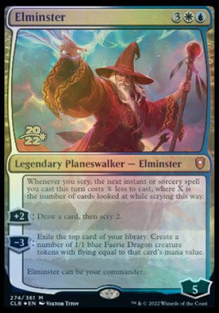 Elminster [Commander Legends: Battle for Baldur's Gate Prerelease Promos] MTG Single Magic: The Gathering  | Multizone: Comics And Games