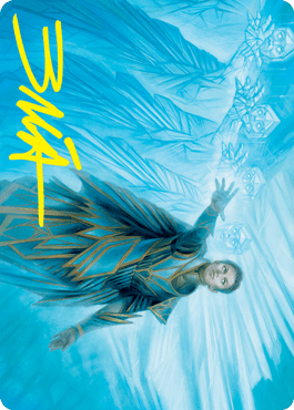 Echoing Equation Art Card (Gold-Stamped Signature) [Strixhaven: School of Mages Art Series] MTG Single Magic: The Gathering  | Multizone: Comics And Games