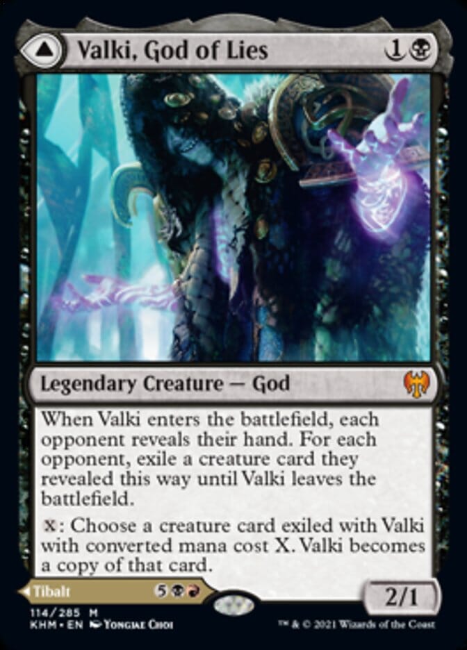 Valki, God of Lies // Tibalt, Cosmic Impostor [Kaldheim] MTG Single Magic: The Gathering  | Multizone: Comics And Games