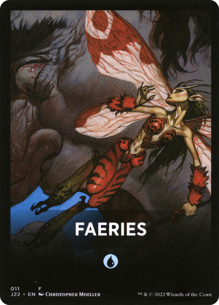 Faeries Theme Card [Jumpstart 2022 Front Cards] MTG Single Magic: The Gathering  | Multizone: Comics And Games