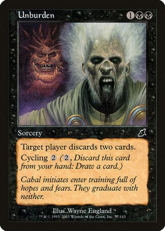 Unburden [Scourge] MTG Single Magic: The Gathering  | Multizone: Comics And Games