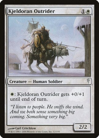 Kjeldoran Outrider [Coldsnap] MTG Single Magic: The Gathering  | Multizone: Comics And Games