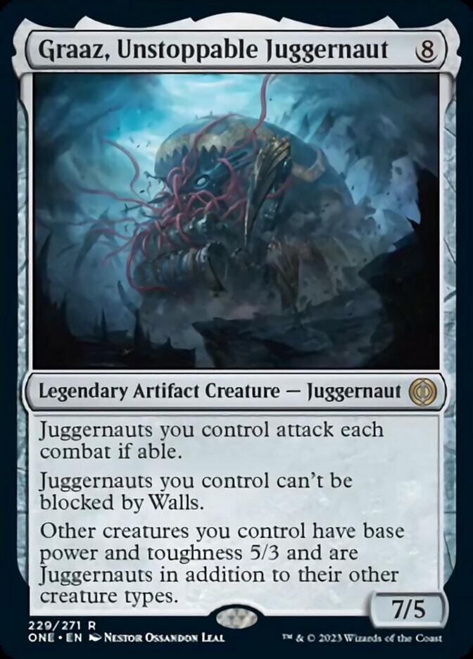 Graaz, Unstoppable Juggernaut [Phyrexia: All Will Be One] MTG Single Magic: The Gathering  | Multizone: Comics And Games