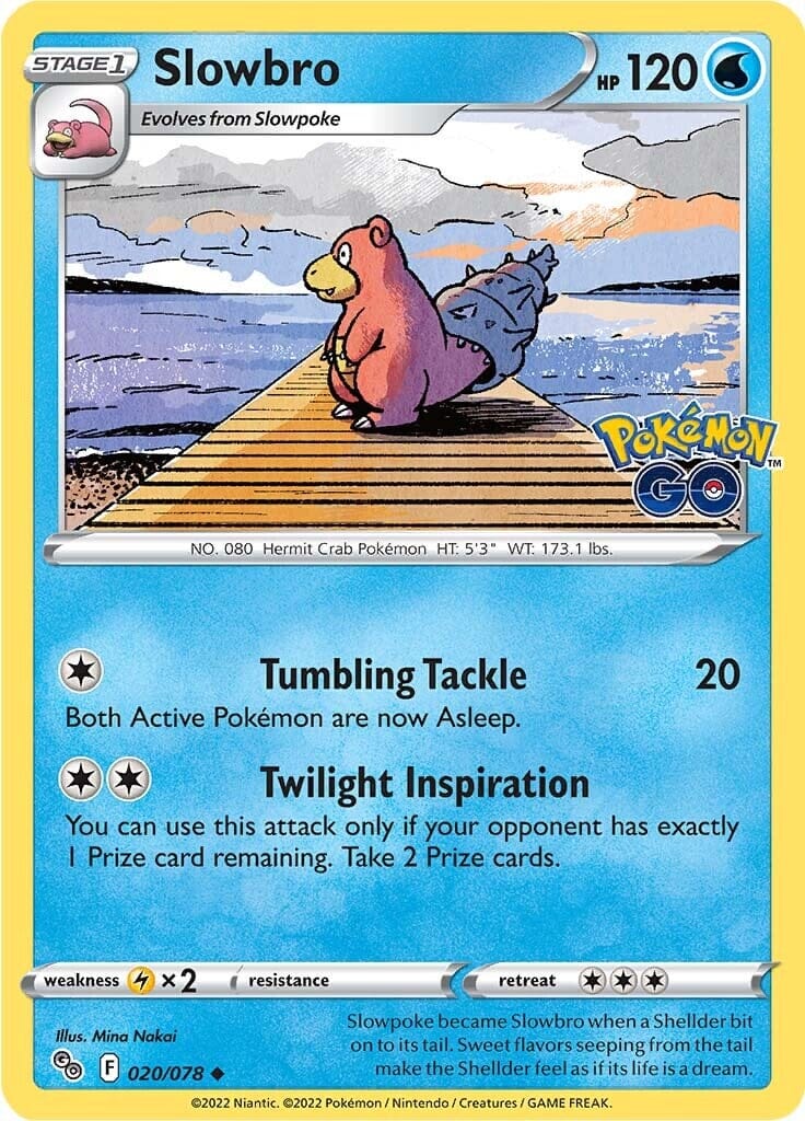 Slowbro (020/078) [Pokémon GO] Pokemon Single Pokémon  | Multizone: Comics And Games