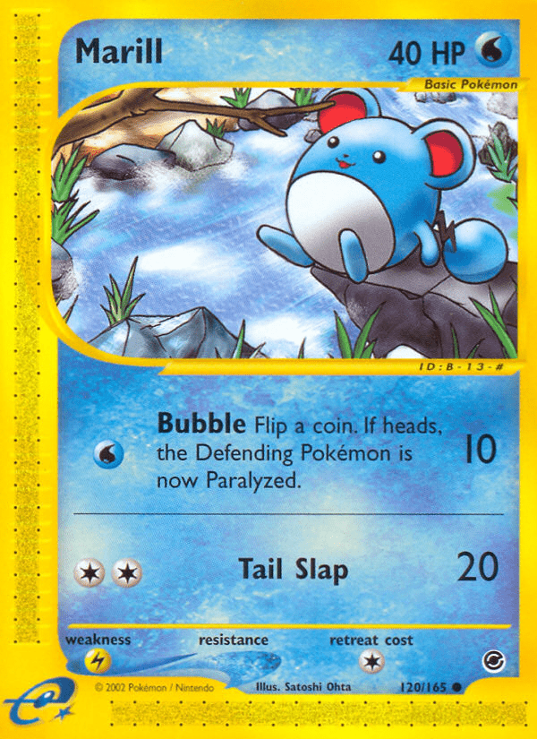 Marill (120/165) [Expedition: Base Set] Pokemon Single Pokémon  | Multizone: Comics And Games