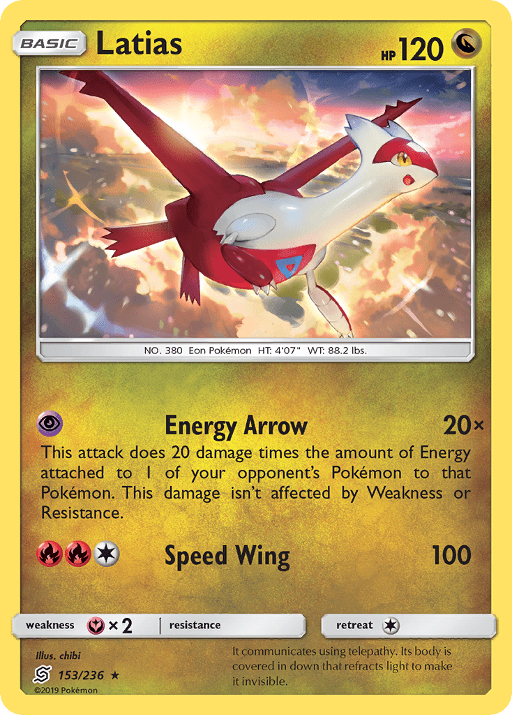 Latias (153/236) [Sun & Moon: Unified Minds] Pokemon Single Pokémon  | Multizone: Comics And Games