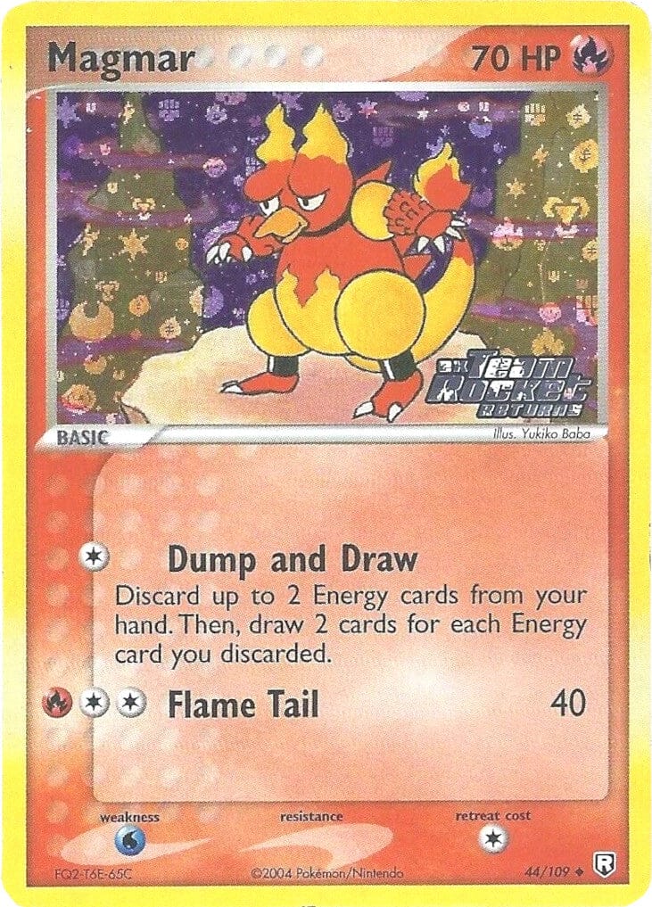 Magmar (44/109) (Stamped) [EX: Team Rocket Returns] Pokemon Single Pokémon  | Multizone: Comics And Games