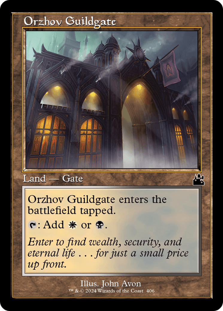 Orzhov Guildgate (Retro Frame) [Ravnica Remastered] MTG Single Magic: The Gathering  | Multizone: Comics And Games