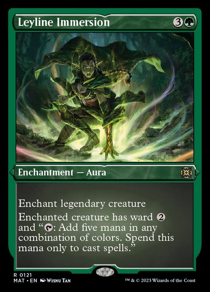Leyline Immersion (Foil Etched) [March of the Machine: The Aftermath] MTG Single Magic: The Gathering  | Multizone: Comics And Games
