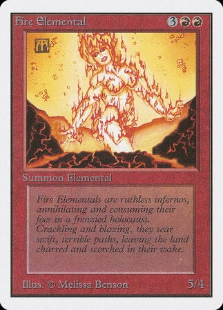 Fire Elemental [Unlimited Edition] MTG Single Magic: The Gathering  | Multizone: Comics And Games
