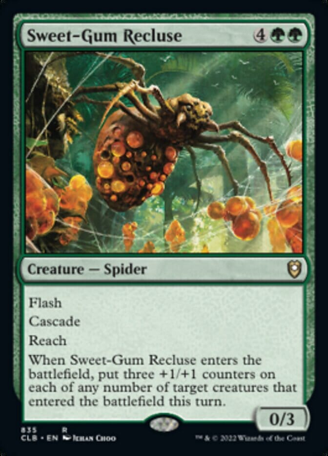 Sweet-Gum Recluse [Commander Legends: Battle for Baldur's Gate] MTG Single Magic: The Gathering  | Multizone: Comics And Games