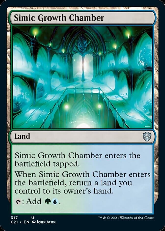 Simic Growth Chamber [Commander 2021] MTG Single Magic: The Gathering  | Multizone: Comics And Games