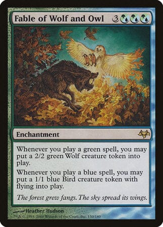 Fable of Wolf and Owl [Eventide] MTG Single Magic: The Gathering  | Multizone: Comics And Games