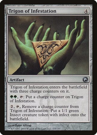 Trigon of Infestation [Scars of Mirrodin] MTG Single Magic: The Gathering  | Multizone: Comics And Games