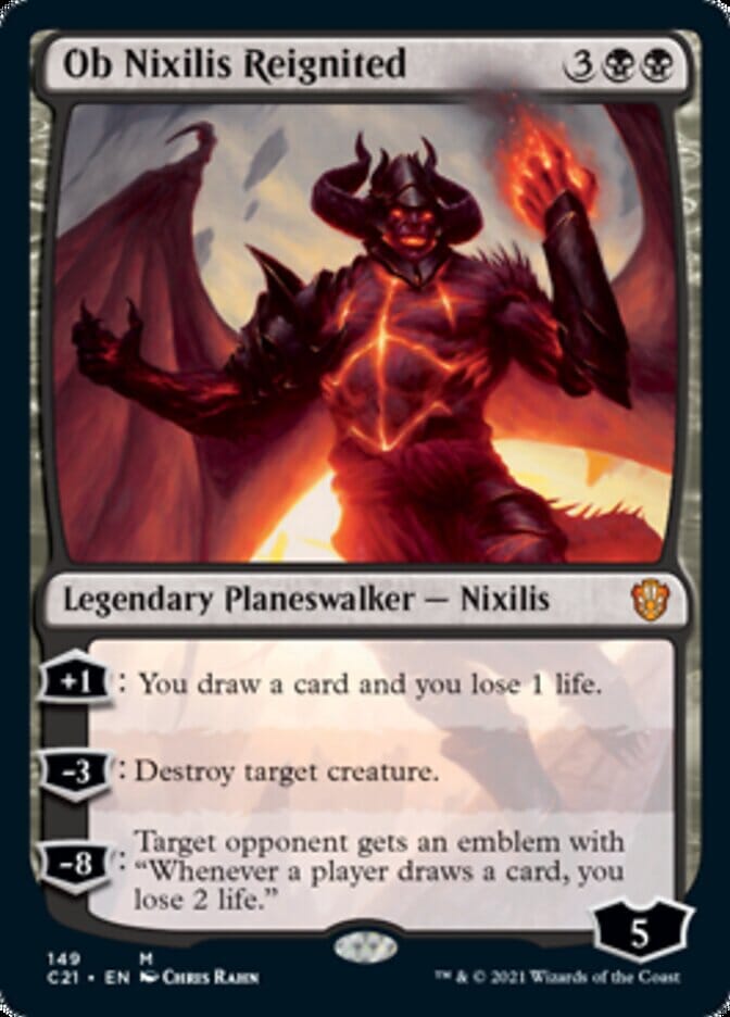 Ob Nixilis Reignited [Commander 2021] MTG Single Magic: The Gathering  | Multizone: Comics And Games