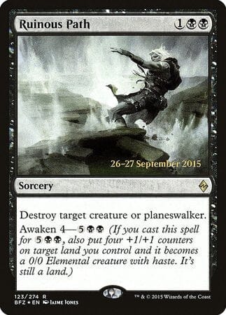 Ruinous Path [Battle for Zendikar Promos] MTG Single Magic: The Gathering  | Multizone: Comics And Games