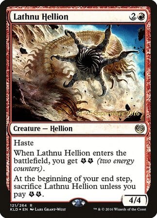 Lathnu Hellion [Kaladesh Promos] MTG Single Magic: The Gathering  | Multizone: Comics And Games