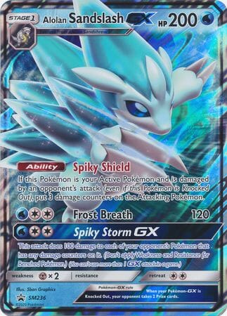 Alolan Sandslash GX (SM236) (Jumbo Card) [Sun & Moon: Black Star Promos] Pokemon Single Pokémon  | Multizone: Comics And Games