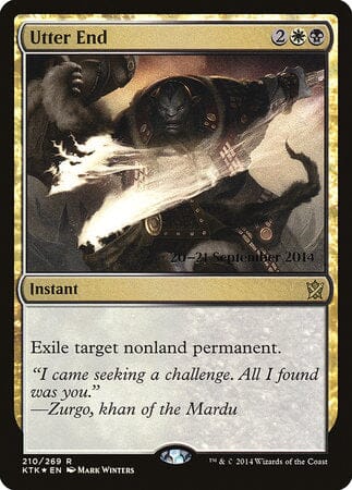 Utter End [Khans of Tarkir Promos] MTG Single Magic: The Gathering  | Multizone: Comics And Games