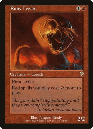 Ruby Leech [Invasion] MTG Single Magic: The Gathering  | Multizone: Comics And Games