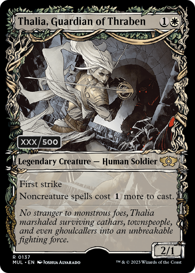 Thalia, Guardian of Thraben (Serialized) [Multiverse Legends] MTG Single Magic: The Gathering  | Multizone: Comics And Games