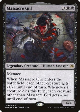 Massacre Girl [War of the Spark] MTG Single Magic: The Gathering  | Multizone: Comics And Games