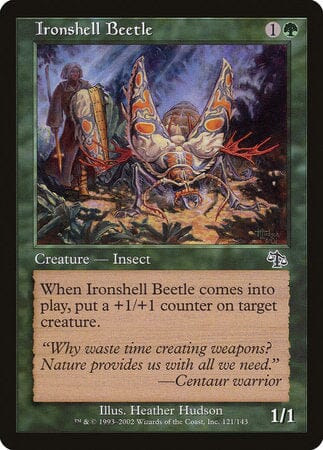 Ironshell Beetle [Judgment] MTG Single Magic: The Gathering  | Multizone: Comics And Games