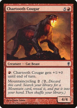 Chartooth Cougar [Conspiracy] MTG Single Magic: The Gathering  | Multizone: Comics And Games