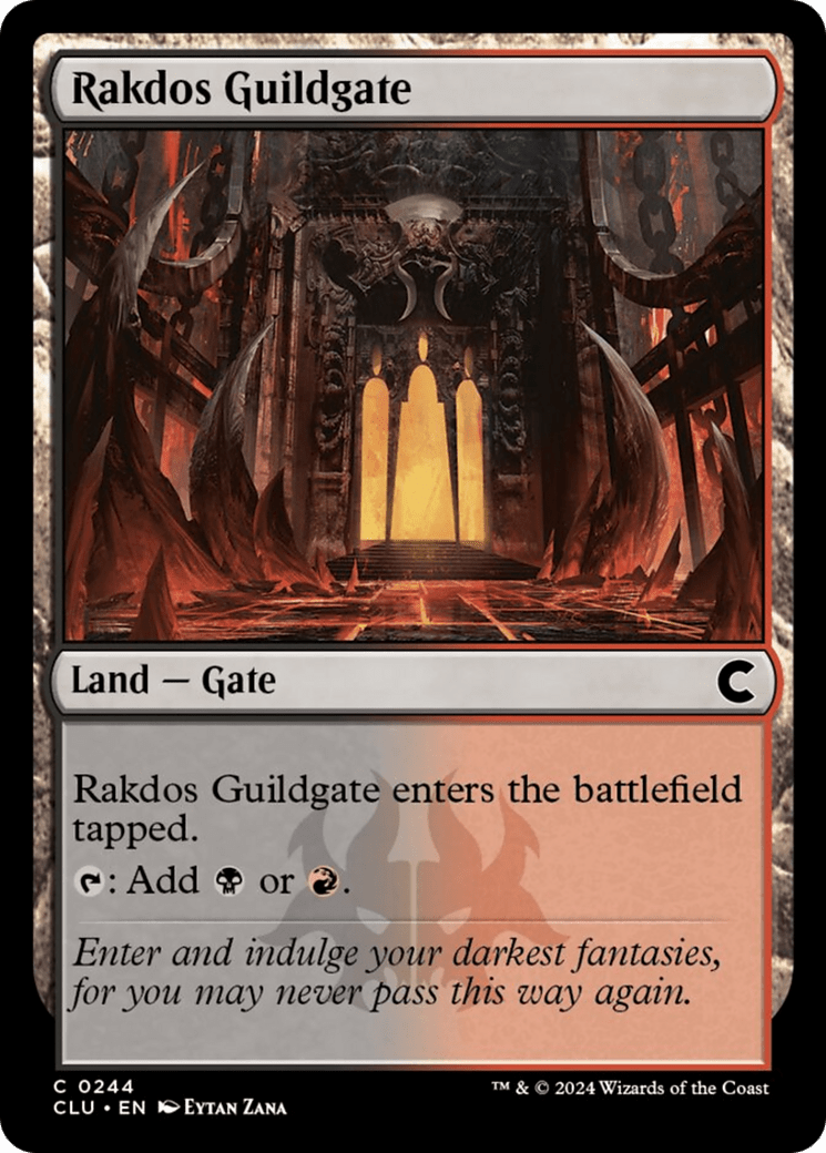 Rakdos Guildgate [Ravnica: Clue Edition] MTG Single Magic: The Gathering  | Multizone: Comics And Games